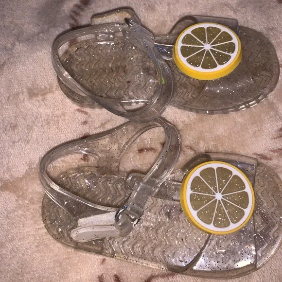 Baby Girl Jelly Lemon Sandals - Picture 3 of 3